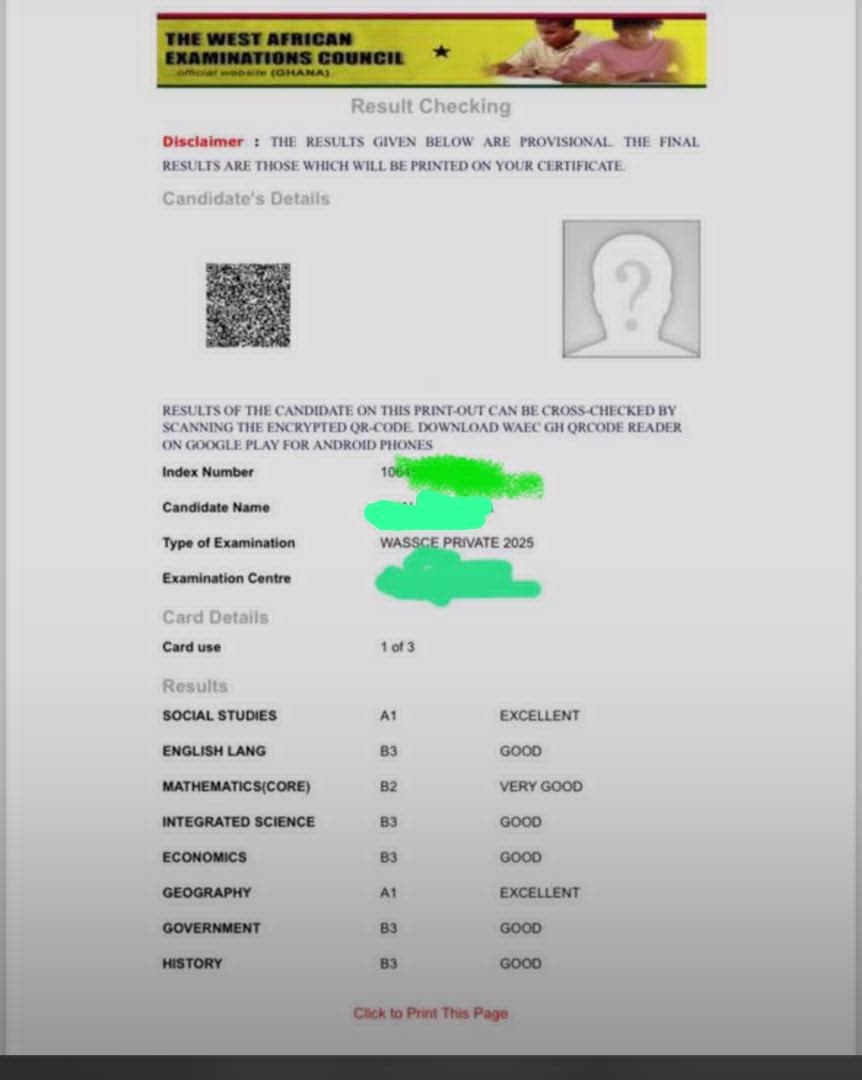 Student Results 1
