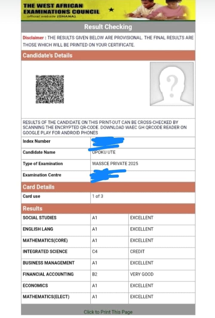 Student Results 6
